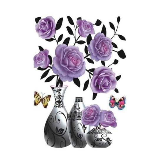 🌸3D Vase Sticker (BUY 3 GET 10%OFF)