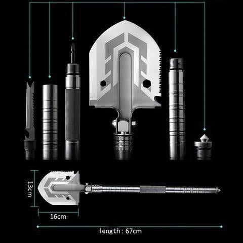 23-in-1 Multi-Purpose Tactical Shovel