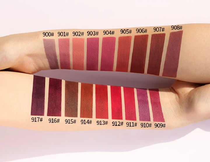 MINI CAPSULE MATTE LIP GLAZE( 18 PCS )