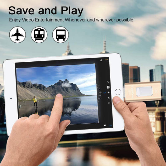 iFlash™ Portable USB Flash Drive (iPhone, iPad & Android)