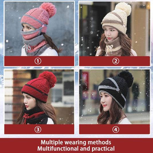 Gogolot 3PCS Women Winter Scarf Set