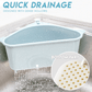 Triangular Sink Drain Shelf