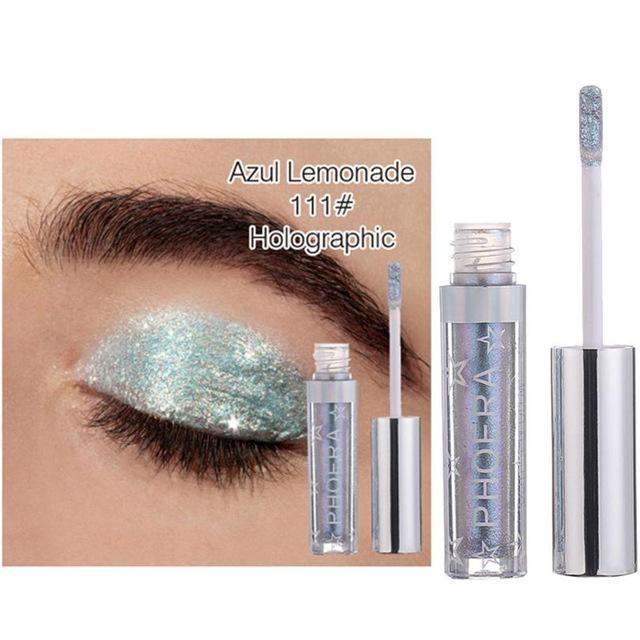 PHOERA 12 Color Metals Glitter and Glow Liquid Eyeshadow