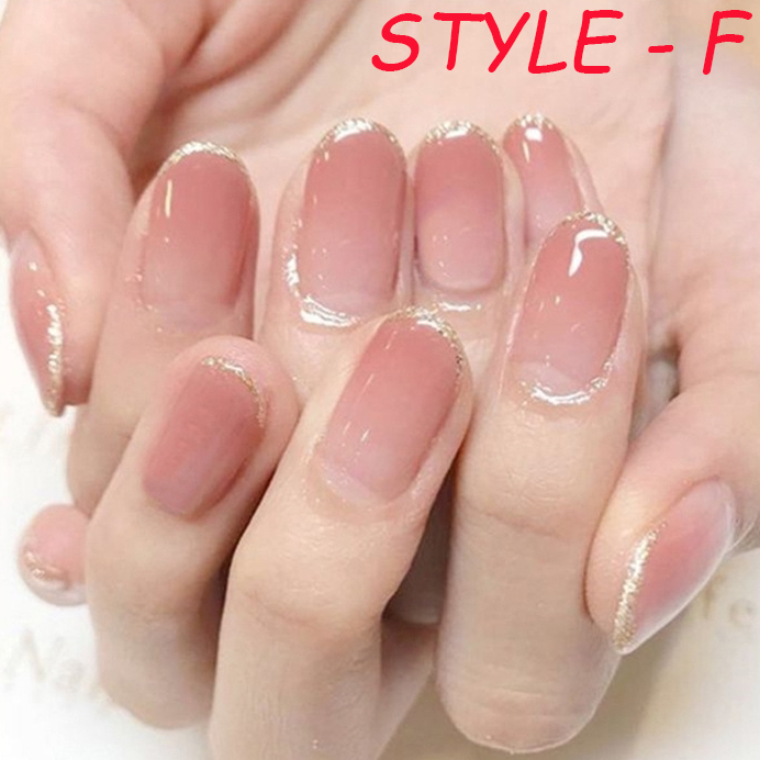 【HAPPY EASTER SALE - 2 FOR 1 ! 🔥ONLY $7.45 EACH ! 🔥】French Manicure Ready-to-wear Gel Manicure