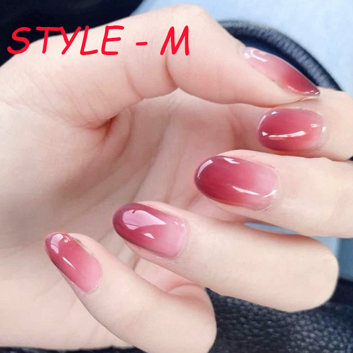 【HAPPY EASTER SALE - 2 FOR 1 ! 🔥ONLY $7.45 EACH ! 🔥】French Manicure Ready-to-wear Gel Manicure