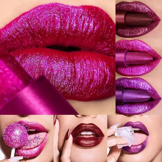 METALLIC WATERPROOF LASTING LIPSTICK