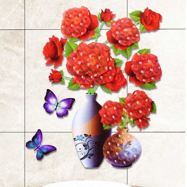 ðŸŒ¸3D Vase Sticker (BUY 3 GET 10%OFF)