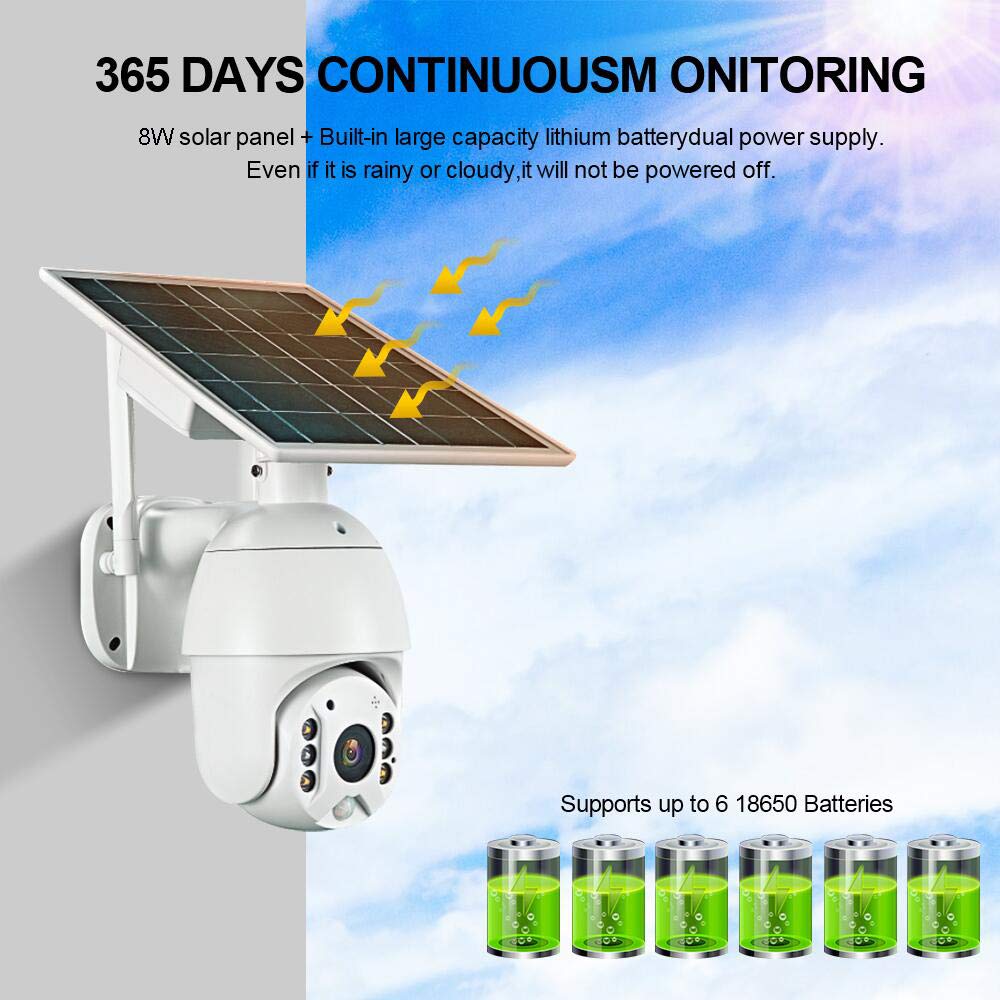 🔥Only 26 left-2022 New Year Promotion &Vip Shipping🔥Solar Powered Wireless Outdoor Waterproof Camera&Ultra High Speed Card