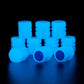 UNIVERSAL FLUORESCENT CAR TIRE VALVE CAPS 4pcs