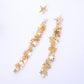 Pentagram tassel earrings