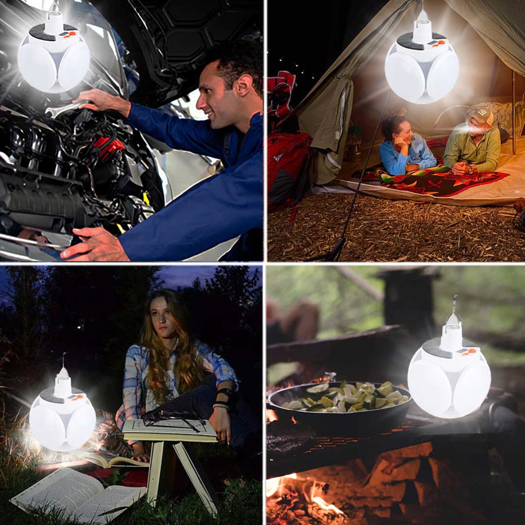 Bulby® 2 в 1 Сгъваема Соларна Лампа