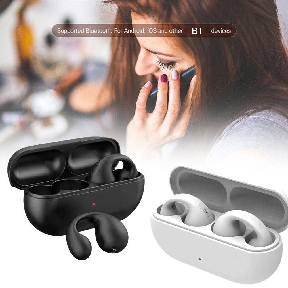 Wireless Ear Clip Bone Conduction Headphones