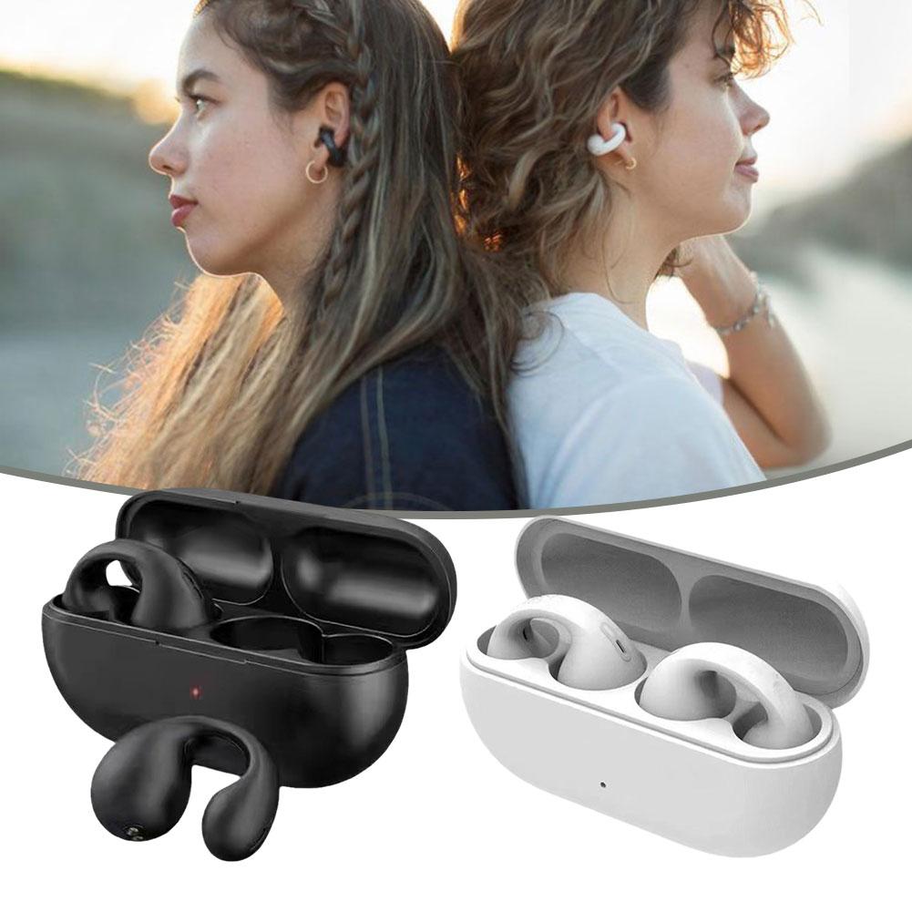 Wireless Ear Clip Bone Conduction Headphones