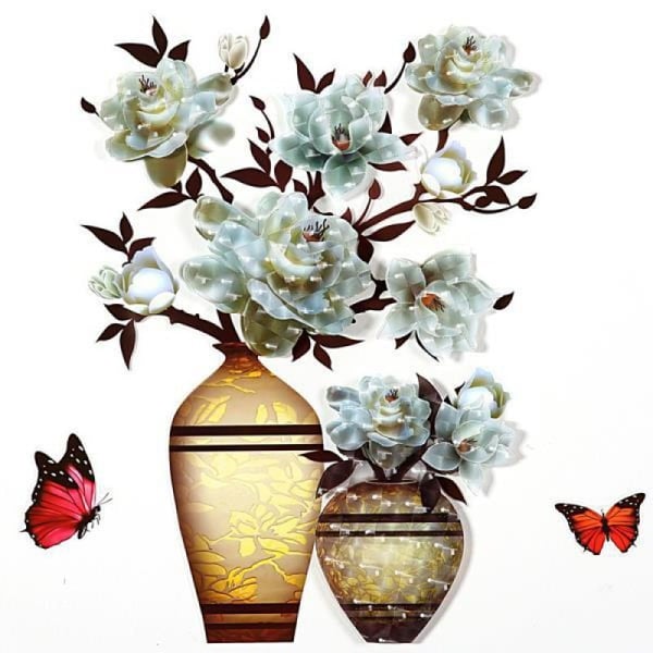 ðŸŒ¸3D Vase Sticker (BUY 3 GET 10%OFF)