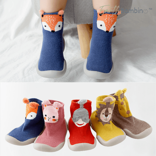 Bambino™ Sock-Shoes (Furry-Friends Edition)