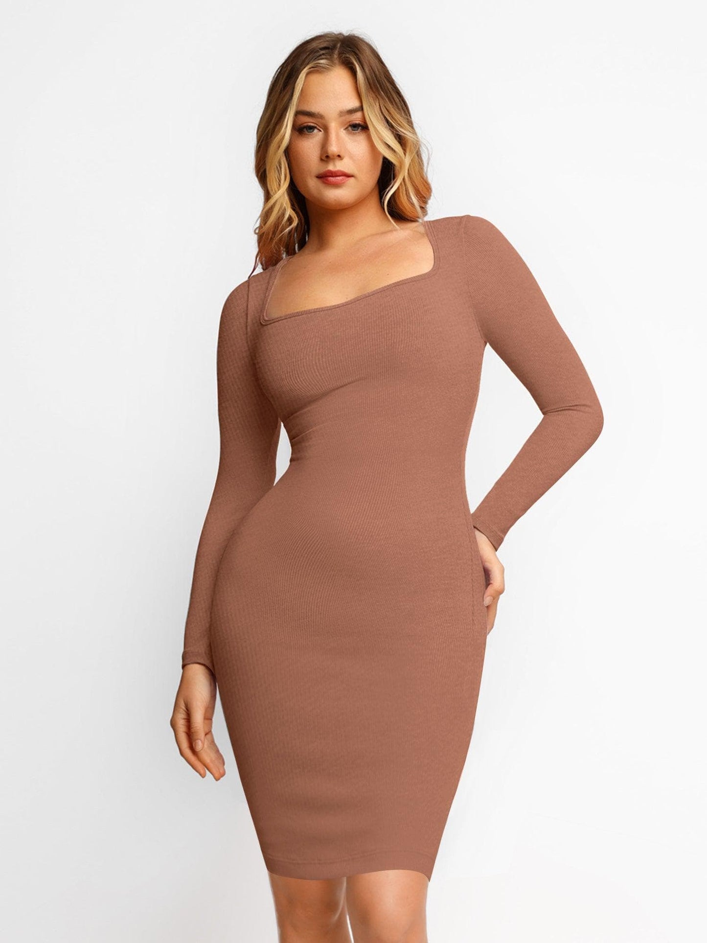 Built-In Shapewear Modal Lounge Dresses