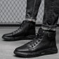 Martini' Black Leather Boots