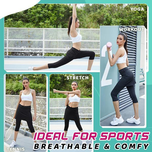 StretchRun™ Pocket Skirted Legging