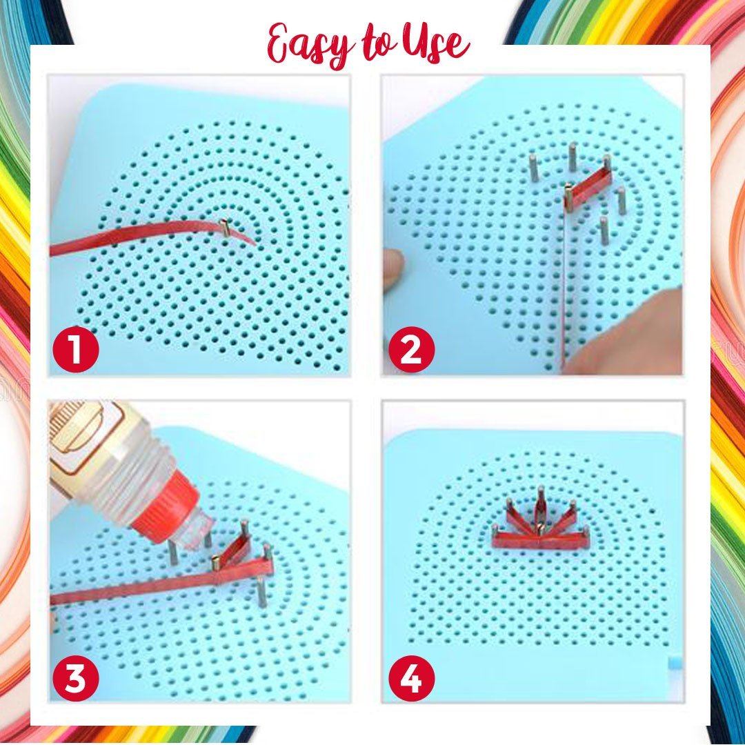 Paper Quilling Board with Pins