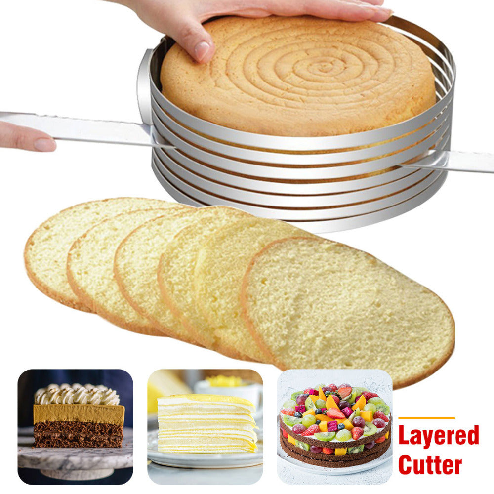 【LIMITED TIME SALE】Adjustable Stainless Steel Cake Slicer