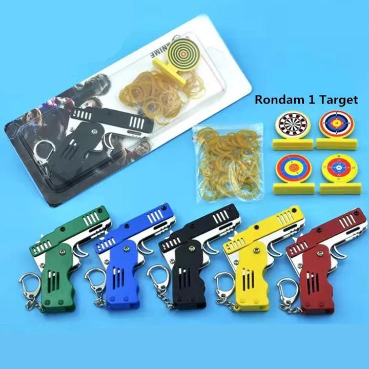 Mini Folding Rubber Band Gun Toy Keychain（🎁BFCM 65% OFF）