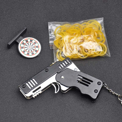 Mini Folding Rubber Band Gun Toy Keychain（🎁BFCM 65% OFF）