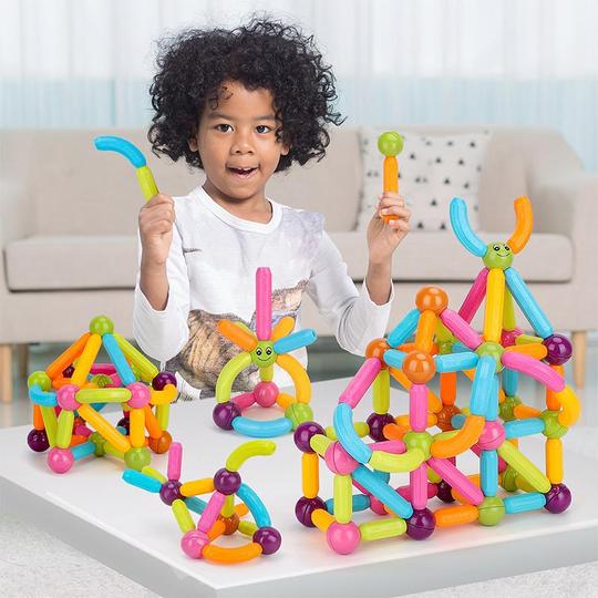 Peekatoy™ Magnetic Balls and Rods Set Educational Magnet Building Blocks