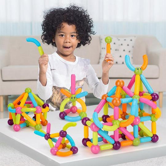 Peekatoy™ Magnetic Balls and Rods Set Educational Magnet Building Blocks