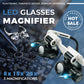 🎅New Year limited time offer🎄LED Glasses Magnifier 8x 15x 23x(BUY 3 FREE SHIPPING)