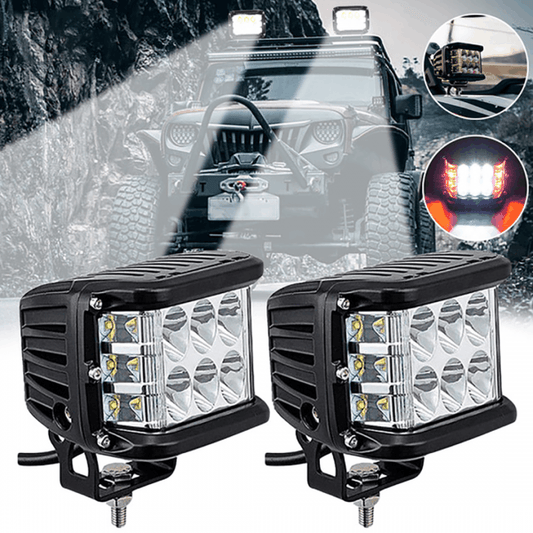 Pozzex™ Dual Side Shooter Dual Color Strobe Cree Pods