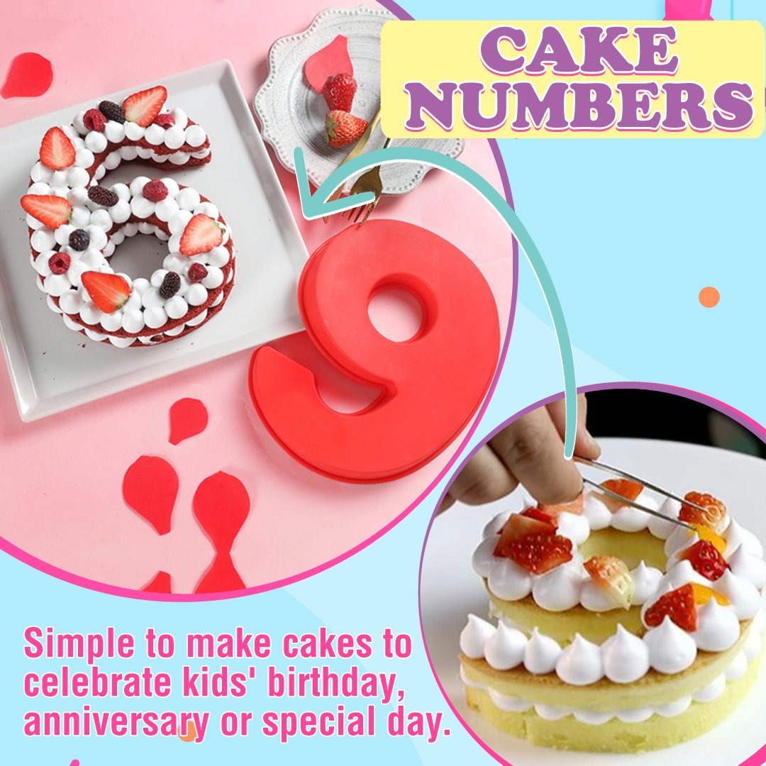 Number Cake Mold