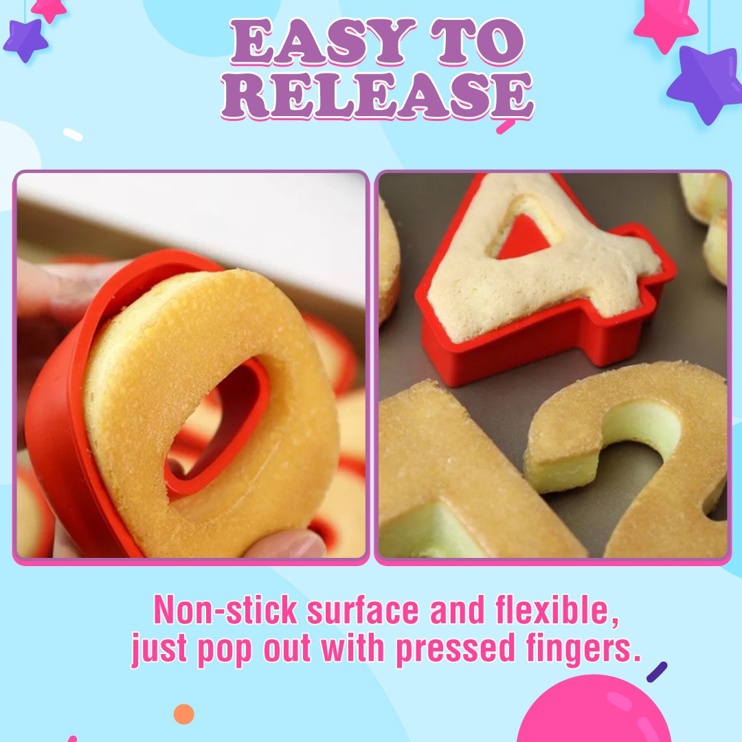 Number Cake Mold
