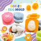 Animal Boiled Egg Mold (3 pc)