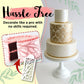 Cake Decoration Stencil (10 PCS in 1 SET)