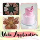 Cake Decoration Stencil (10 PCS in 1 SET)