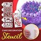 Cake Decoration Stencil (10 PCS in 1 SET)