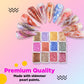 Metallic Watercolor Nail Art Palette
