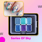 Metallic Watercolor Nail Art Palette