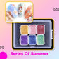 Metallic Watercolor Nail Art Palette