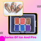 Metallic Watercolor Nail Art Palette