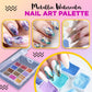 Metallic Watercolor Nail Art Palette