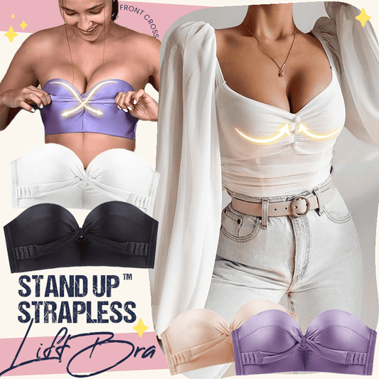 StandUp™ Strapless Front Cross Lift Bra