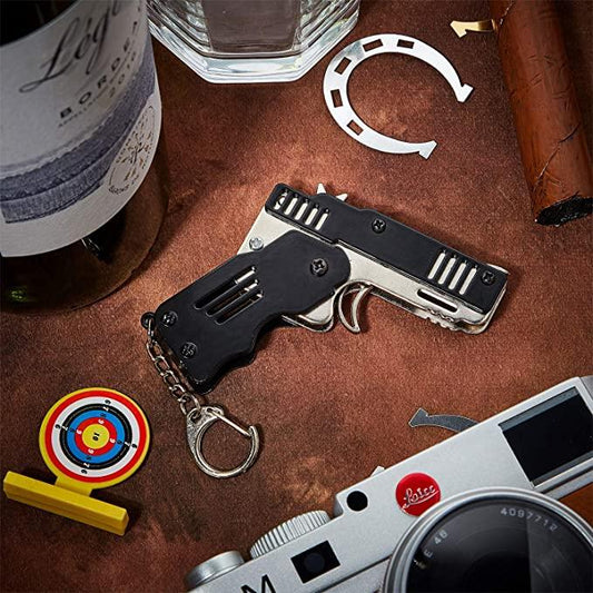 Mini Folding Rubber Band Gun Toy Keychain(🎁BFCM 65% OFF)