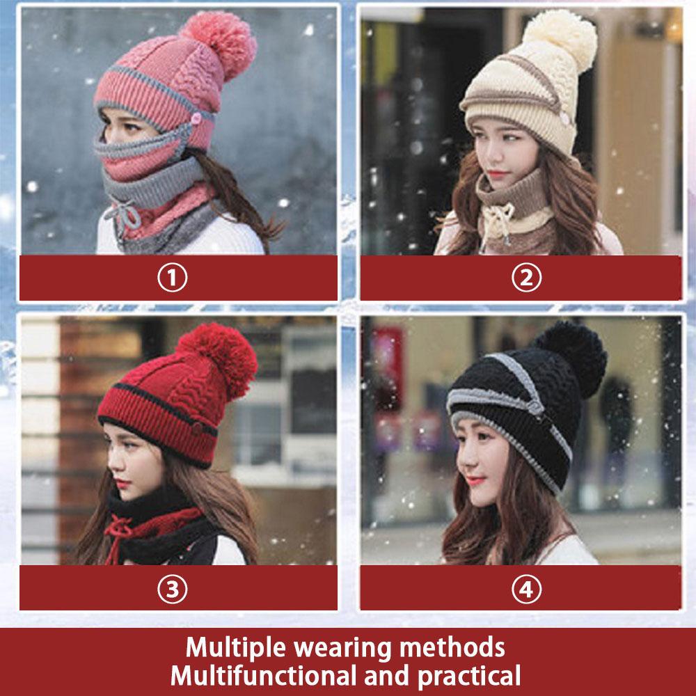 Gogolot 3PCS Women Winter Scarf Set