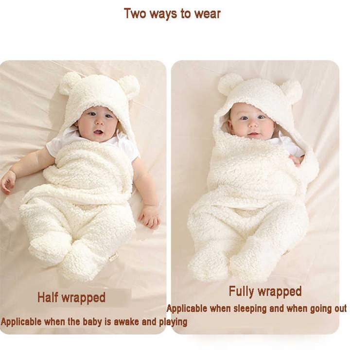 Baby Sleeping Bag Ultra-Soft Fluffy