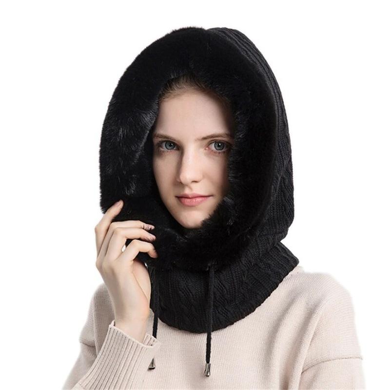 Bonnet coupe-vent chaud en tricot pour l'hiver
