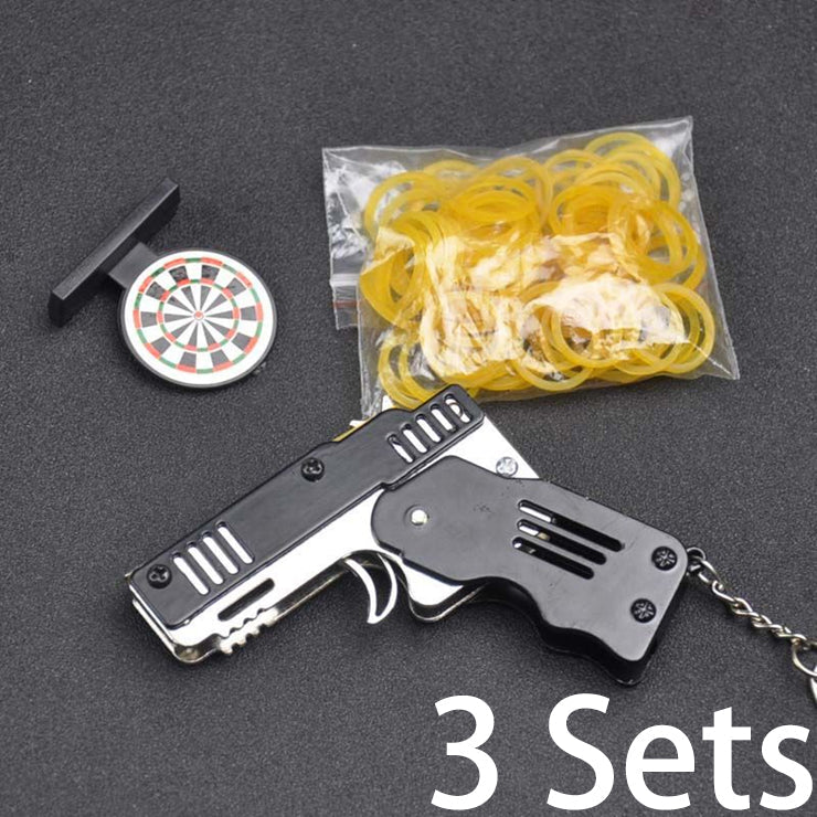 Mini Folding Rubber Band Gun Toy Keychain（🎁BFCM 65% OFF）