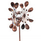 Solar Powered Glass Ball Wind Spinner