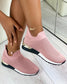 Elegant Elastic Slip-on Flat Shoes