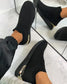 Elegant Elastic Slip-on Flat Shoes